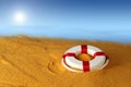 Life preserver for help Royalty Free Stock Photo