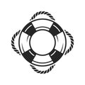 Life preserver ring icon Royalty Free Stock Photo