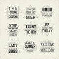 Life quotes set