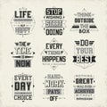 Life quotes set