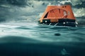 Life raft Royalty Free Stock Photo