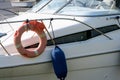 life ring buoy boat railing concept protection