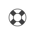 Life ring icon , Help solid logo illustration, pictogram i Royalty Free Stock Photo