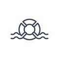 Life Ring Icon Royalty Free Stock Photo