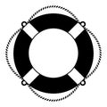 Life ring illustration Royalty Free Stock Photo