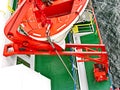 Life-saving systems and various emergency equipments of sea vessels. Lifeboats and rafts. Royalty Free Stock Photo