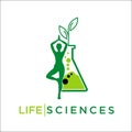 Life science, meditation logo