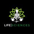 Life science, meditation logo
