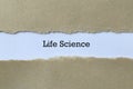 Life science on paper Royalty Free Stock Photo