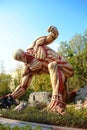 Life-size armor giant statue, from `Attack on Titan`Shingeki no Kyojin, Universal Studios Japan