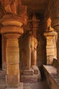 A life size elephant rider flanking the dvara-bandha, Jain temple, known as Jaina Narayana, Pattadakal, Karnataka