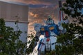 Life-size Gundam robot at Lalaport shopping center