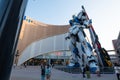 Life-size Gundam robot at Lalaport shopping center Royalty Free Stock Photo