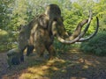 Life-size mammoth in Bayreuth