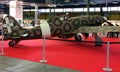 Life-size resin model of Italian fighter Macchi Mc 205 Veltro from World War II.