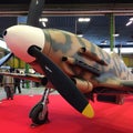Life-size resin model of Italian fighter Macchi Mc 205 Veltro from World War II.