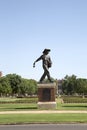 Sculpture of a Sower in University of Oklahoma campus