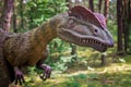 Allosaurus dinosaur statue Royalty Free Stock Photo