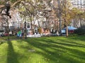 Life-sized gingerbread houses pop-up in Madison Square Park