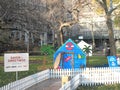 Life-sized gingerbread houses pop-up in Madison Square Park