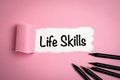 Life skills. Abstract, opportunities, career and education Royalty Free Stock Photo