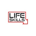 Life Skills sign or icon