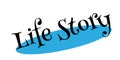 Life Story rubber stamp