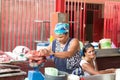 Life on the streets of Mindelo. Fish market