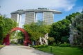 Life style and modern architecture in singapore, 2020, marina bay