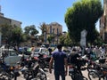 Tehran, Iran - 08/17/2019. Life in Tehran. Motorcycles. Iran street.