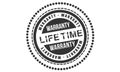 Life time Warranty year Royalty Free Stock Photo