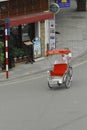 Hanoi, Vietnam, : Life in vietnam- Cyclo beside Sword lake in hanoi, vietnam. Cyclo is the tourist`s farvourite vehicle