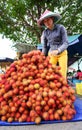 Life of Vietnamese vendors in Saigon Royalty Free Stock Photo