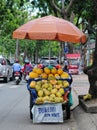 Life of Vietnamese vendors in Saigon Royalty Free Stock Photo