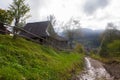 Landscape in Carpathians in auturmn.