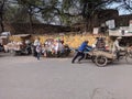 Life of workers and vendors in India (Press Photograph)