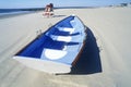 Lifeboat on Beach in the morning, Cape May, NJ