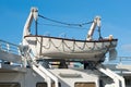 Lifeboat on a boat hoisting engine