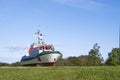 Lifeboat in countryside Royalty Free Stock Photo