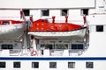 Lifeboat of cruise ship