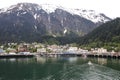 Lifeboat Cruising into Juneau Alaska Royalty Free Stock Photo