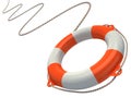 Lifebuoy in the air Royalty Free Stock Photo