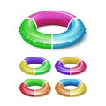 Lifebuoy Children Life Saver Equipment Set Vector