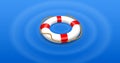 Set of various lifebuoy isolated or lifeguard rescue equipment or safety beach worker with life jacket concept. eps 10 vector Royalty Free Stock Photo