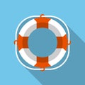 Lifebuoy flat illustration