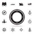 Lifebuoy icon. Detailed set of ship icons. Premium graphic design. One of the collection icons for websites, web design, mobile Royalty Free Stock Photo