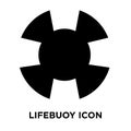 Lifebuoy icon vector isolated on white background, logo concept Royalty Free Stock Photo