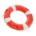 Lifebuoy isolated on white