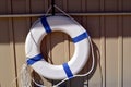 Lifebuoy with reflective tape