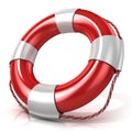 Lifebuoy. Right side view Royalty Free Stock Photo
